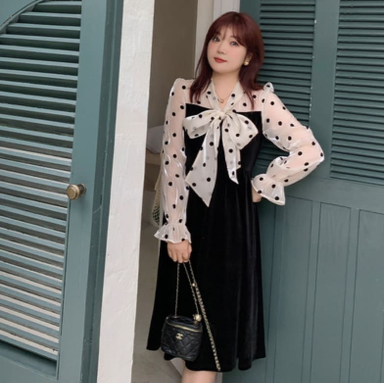 トップス ワンピース デート フレアワンピース ミモレ ミモレ丈 袖あり 長袖 かわいい 大人可愛い きれいめ シンプル カジュアル 大人 上品 おしゃれ お洒落 主役級 存在感 春 秋 10代