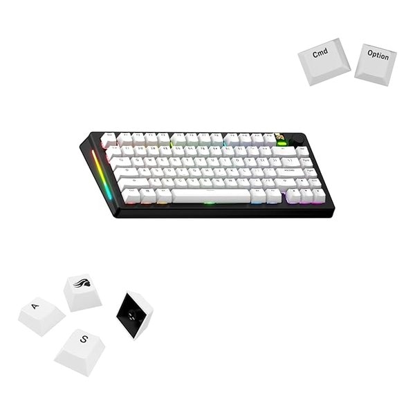 キーキャップセット 英語配列メカニカルキーボード対応 MX互換キースイッチ 130個入 GLO-KB-ACC-KC-GPBT-B