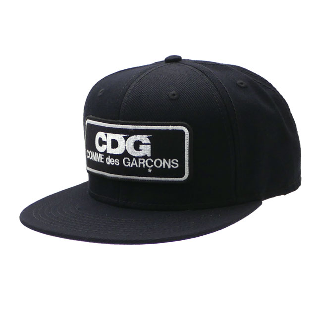 コムデギャルソン COMME des GARCONS CDG LOGO SNAPBACK CAP キャップ BLACK 265-001081-011