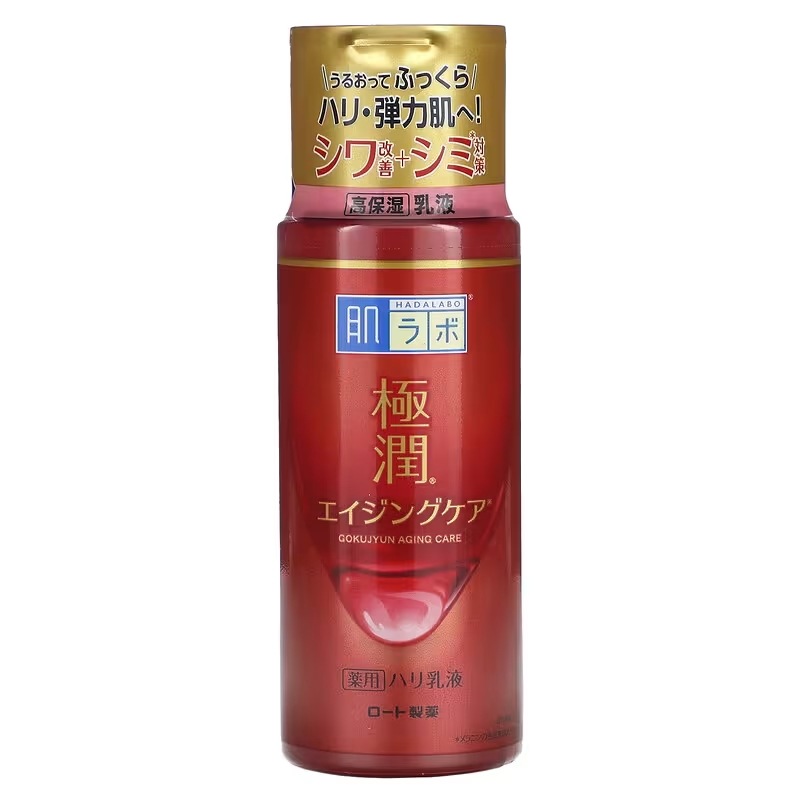 Hadalabo Gokujyun（極潤）エイジングケア ミルク 140ml（4.7液量オンス）