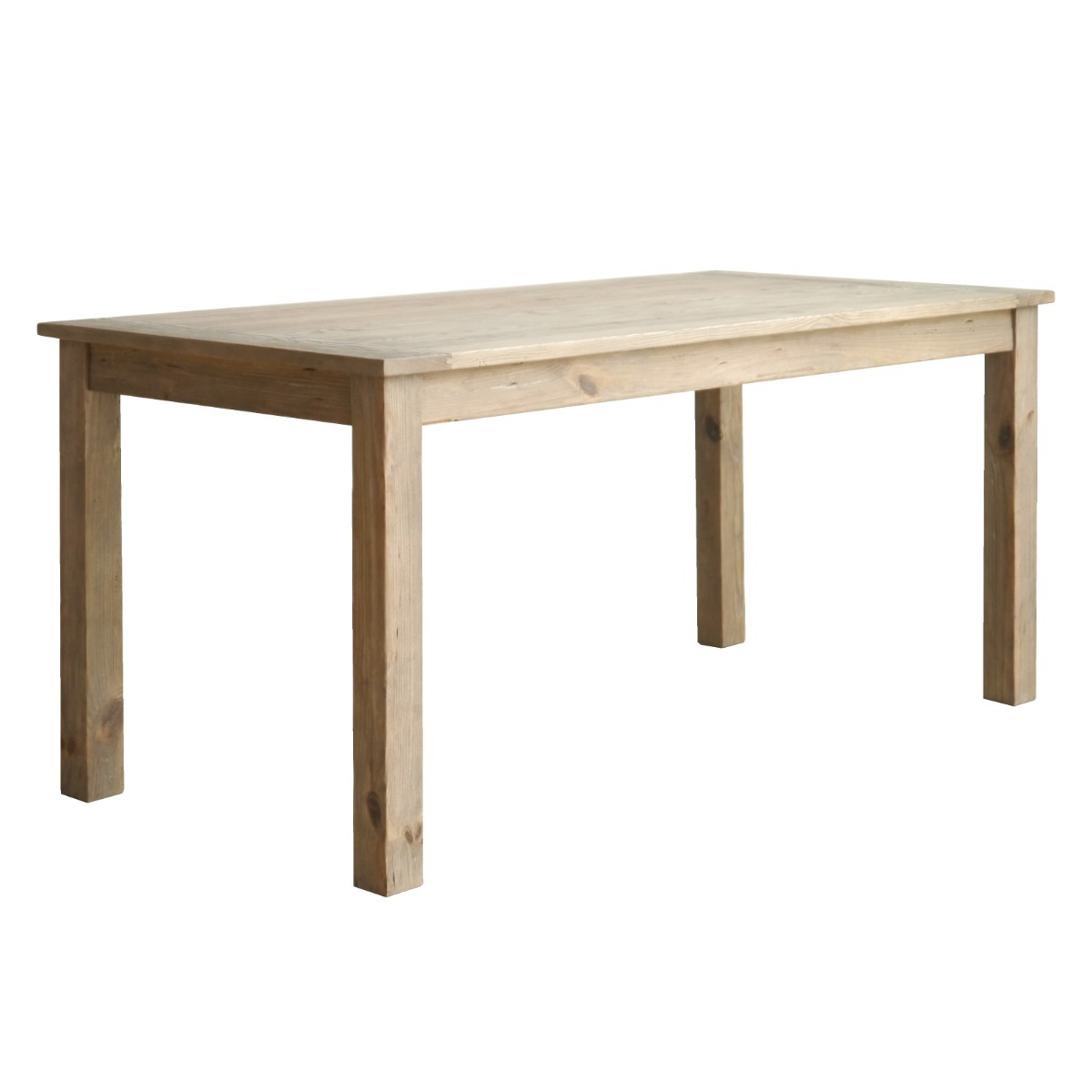 ダイニングテーブル 4人掛け 天然木 オールドパイン 幅160cm ダイニング テーブル 食卓 古材 アンティーク調 ヴィンテージ調 おしゃれ 北欧 長方形 木目 開梱設置