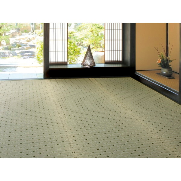 81606420 国産い草カーペット ダイヤ 江戸間2畳 174×174 メーカー直送