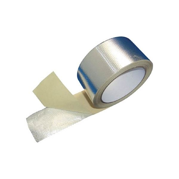 （まとめ）ニットウ エル日昌 アルミガラスクロステープ 50mmx10m 1巻[x5]
