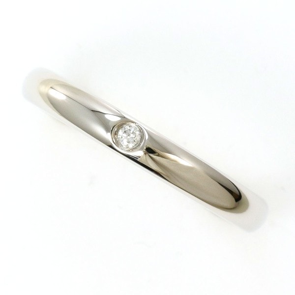 ティファニー スタッキングバンド PT950 リング 指輪 11.5号 ダイヤ ジュエリー 中古 33,040円