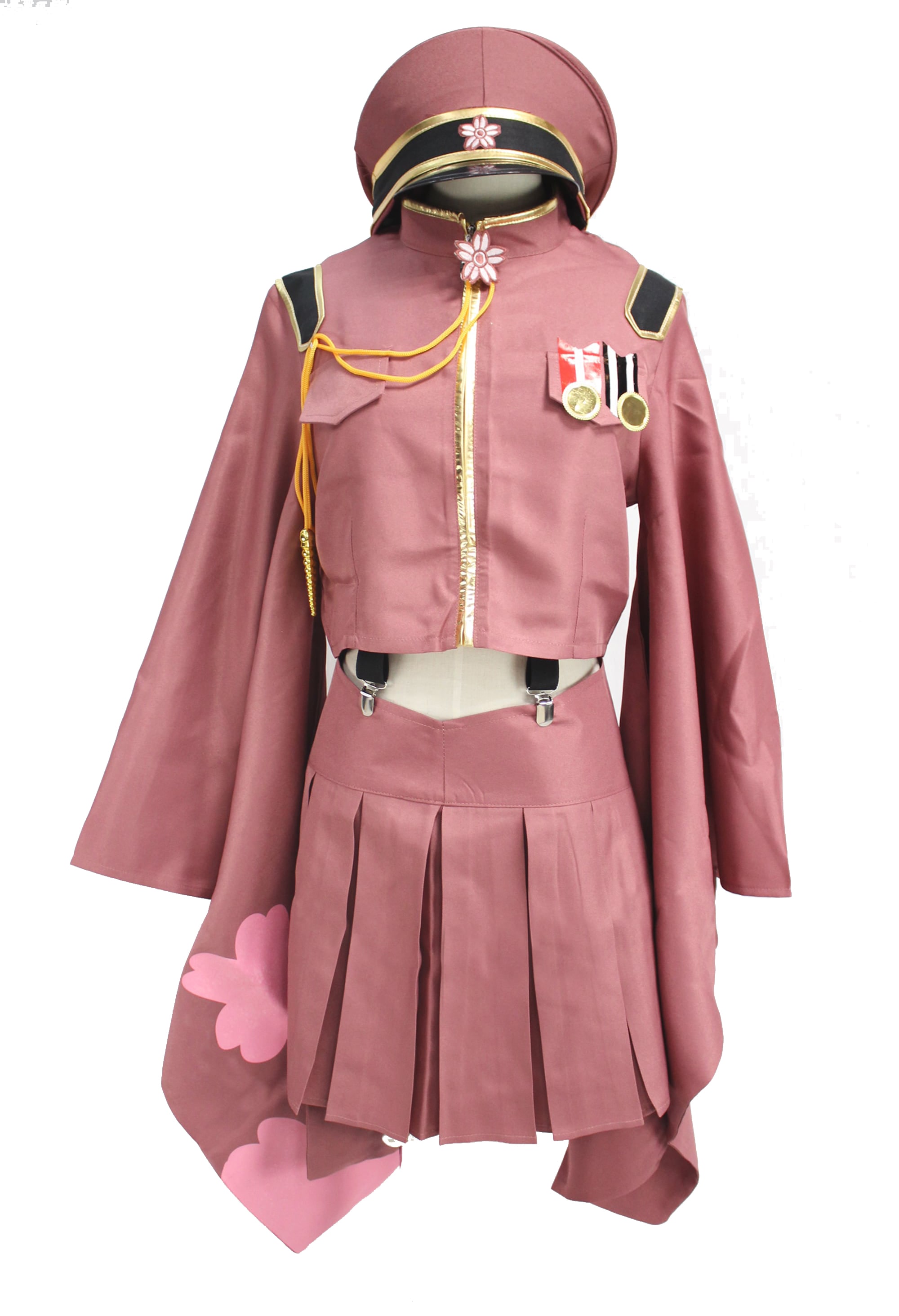 VOCALOID 風 初音ミク 千本桜 和服 軍服 コスプレ衣装 P527