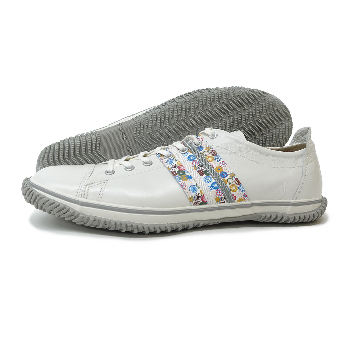 スニーカー SP-1041 プリント メンズ レディース 革 カンガルーレザー リバティ 花柄 スピングルムーブ
