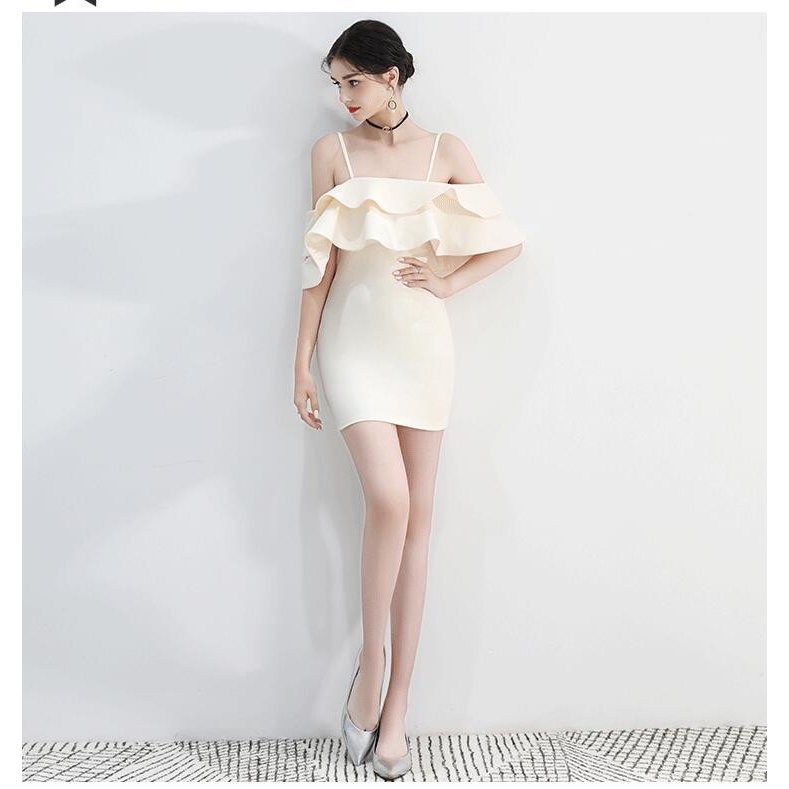 Aラインワンピース ウエディングドレス パーティードレス セクシーミニドレス 30代 40代 ワンピ