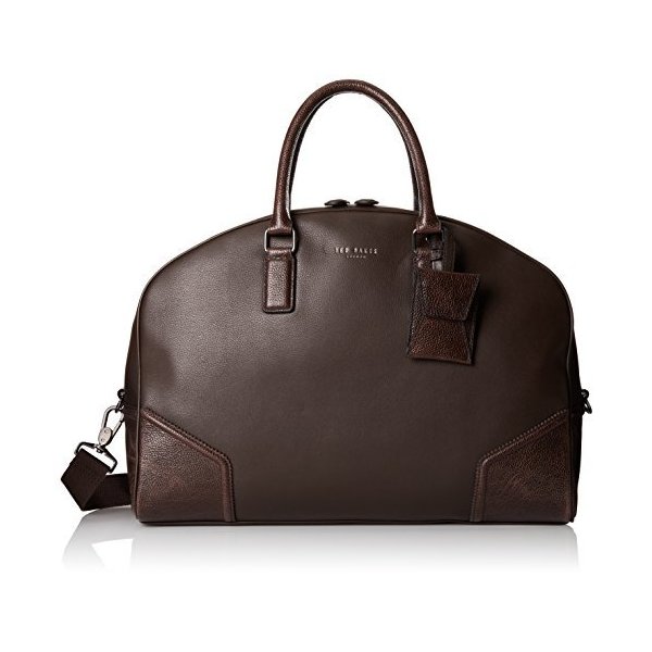 Ted Baker Men s Promsey Holdall Bag， Chocolate， One Size 並行輸入品