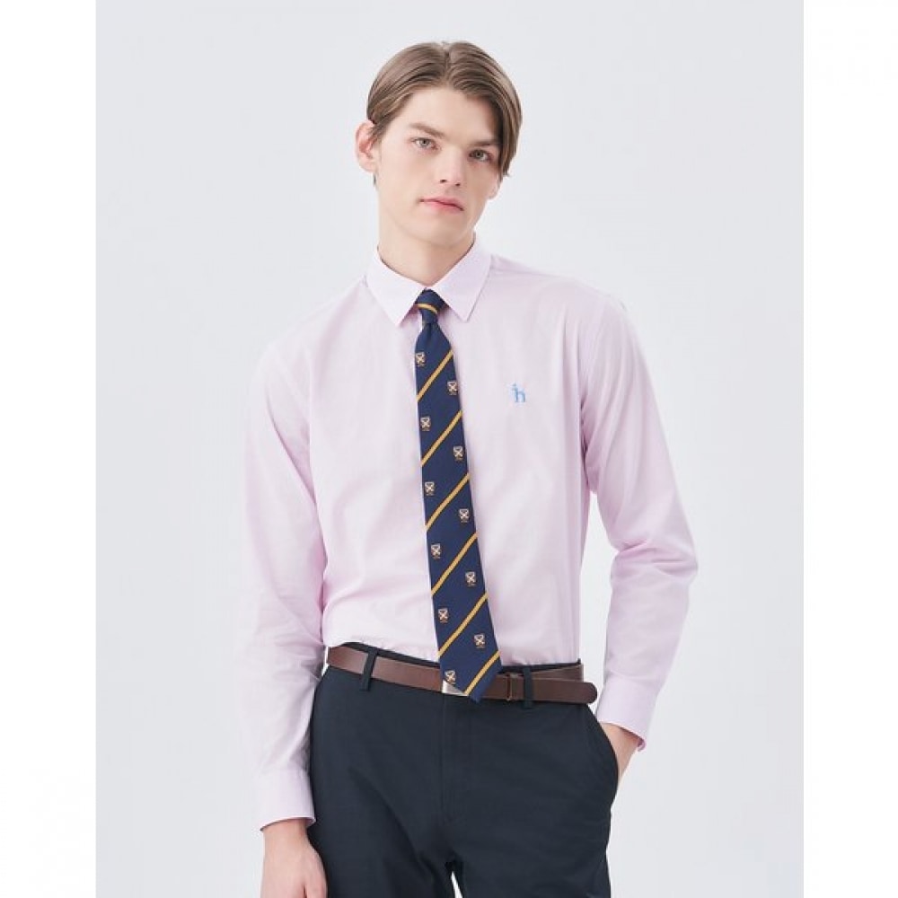 [24SS] マイクロチェック ピンクシャツ HZSH4A206P2