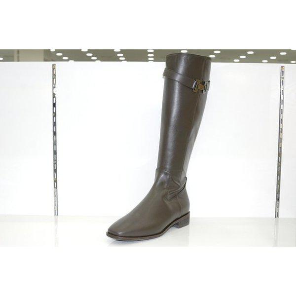 女性牛革装飾ポイントロングブーツ-112348002_SC