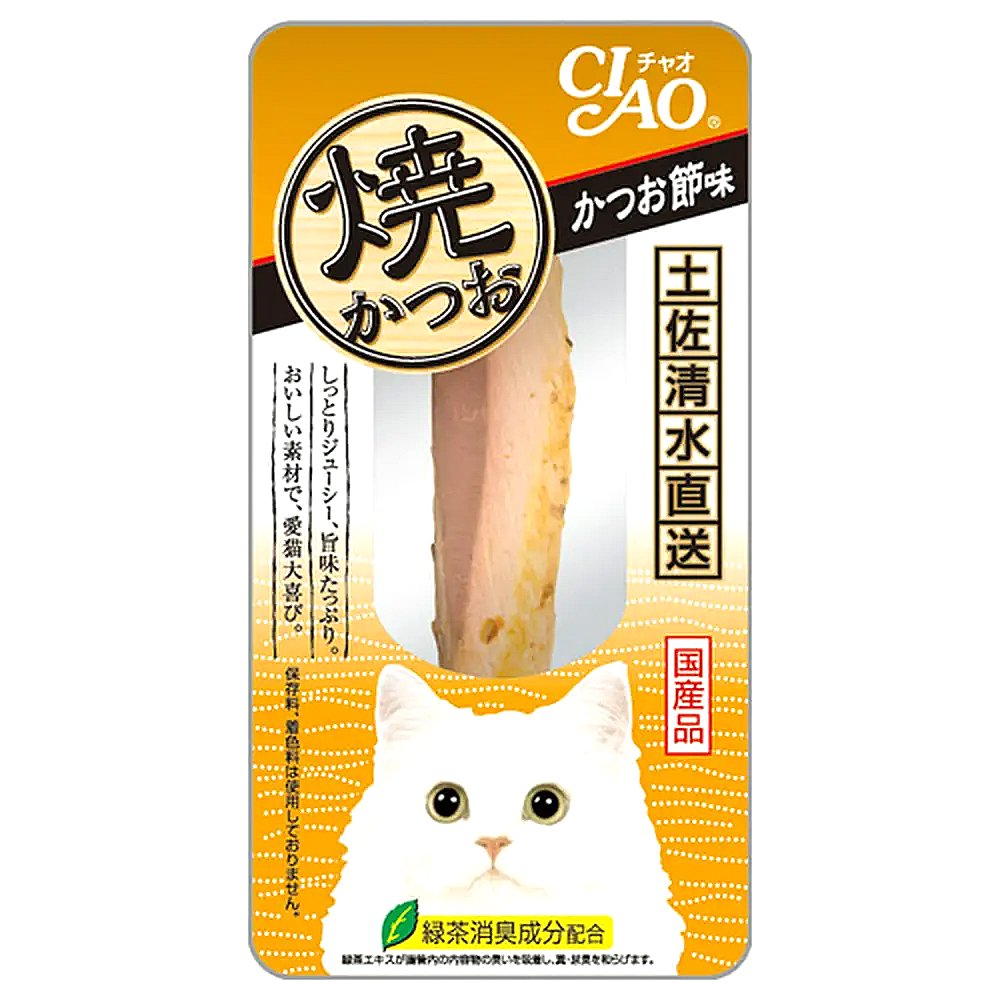 いなば　ＣＩＡＯ　チャオ　焼かつお　かつお節味　１本入りX４８袋　猫　おやつ　ＣＲＣ35―25―20―20―00 5,944円