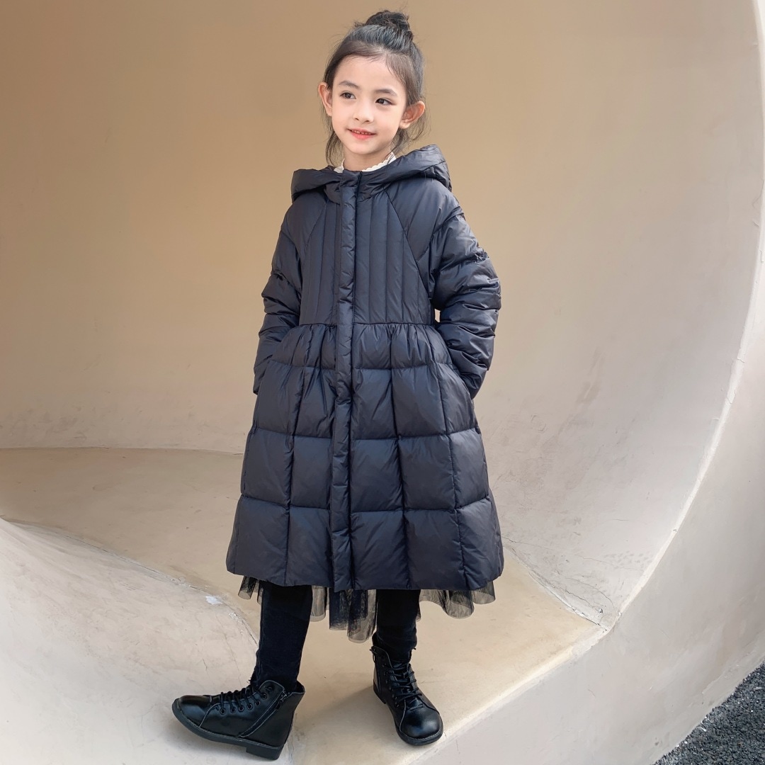 コート 子供用 エンジェルコート 女の子 リボン コート チュールスカート ダウンジャケット ジャンパー アウター 90-130cm ガール用