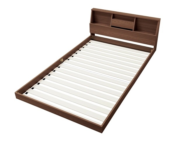 アイリスオーヤマ フロアベッド FBF-SD ウォールナット(セミダブル) 13,209円