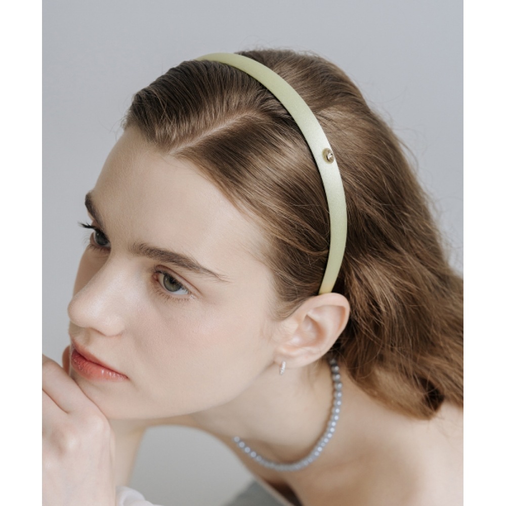 HAS HTY022 光沢のあるスリムミントヘアバンド