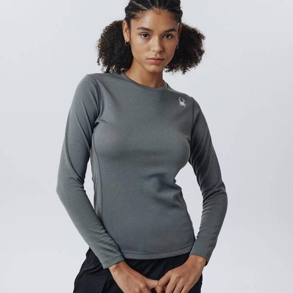 本社 女性 エッセンシャル クモ ロゴ 長袖 Tシャツ SPIFCNRL171WMGR 709778