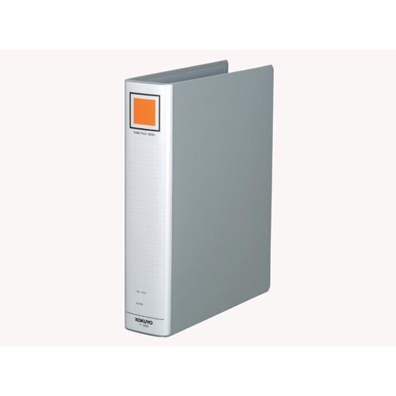 チューブファイル(エコ)片開き A4タテ とじ厚50シルバー10冊 コクヨ ﾌ-E650C