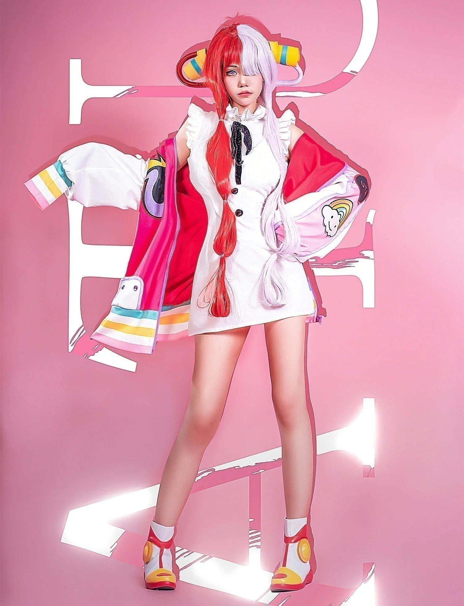 仮装 変装 コスチューム コスプレ衣装 ウタ レッド フィルム ワンピース スーツ ハロウィン 2023年新作入荷コスプレ 8,213円