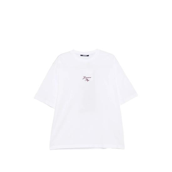 JACQUEMUS Men Tops TSU00320 AJ00285 1NG WHITE