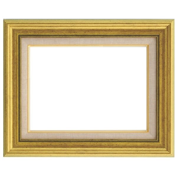 大額 油額 F8 ゴールド アクリル [53.4x61.8x6.3cm]