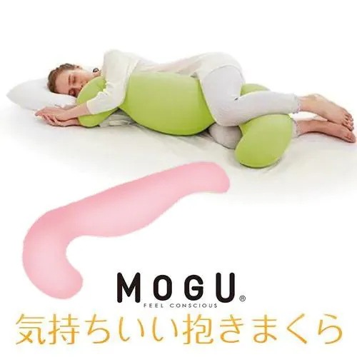 MOGU モグ 気持ちいい抱きまくら 本体(カバー付き) クリアピンク 500×1150×200mm