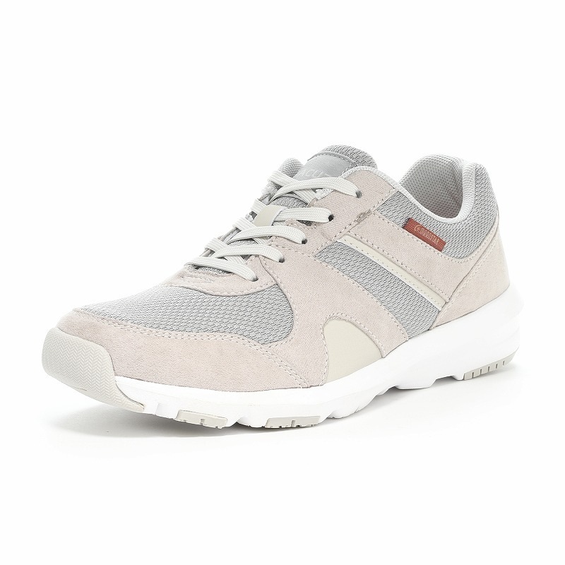 レディース スニーカー ウォーキング シューズ SPLT AML104 ライトグレイ 幅広4E 抗菌防臭 軽い 衝撃吸収 軽量設計 足裏まくら 母の日 敬老の日 歩きやすい 疲れにくい 運動靴