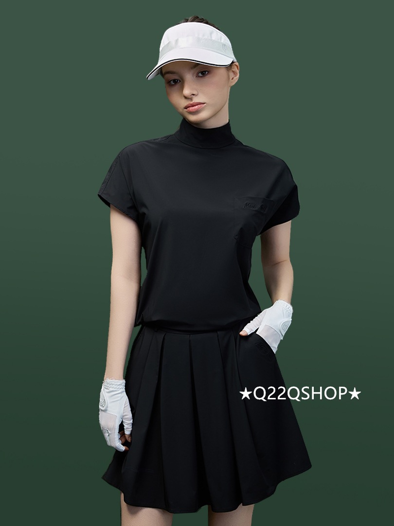 ゴルフウェア 2025 春夏 上下セット レディース 韓国風 黒 半袖 Tシャツ スカート ゆったり 速乾 通気 スポーツウェア テニスウェア 女性 かわいい おしゃれ 6,919円