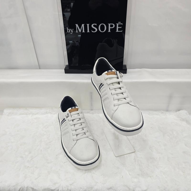 By 男性モダン軽量スニーカー 122HT410FF015 CREAM 2 JJ