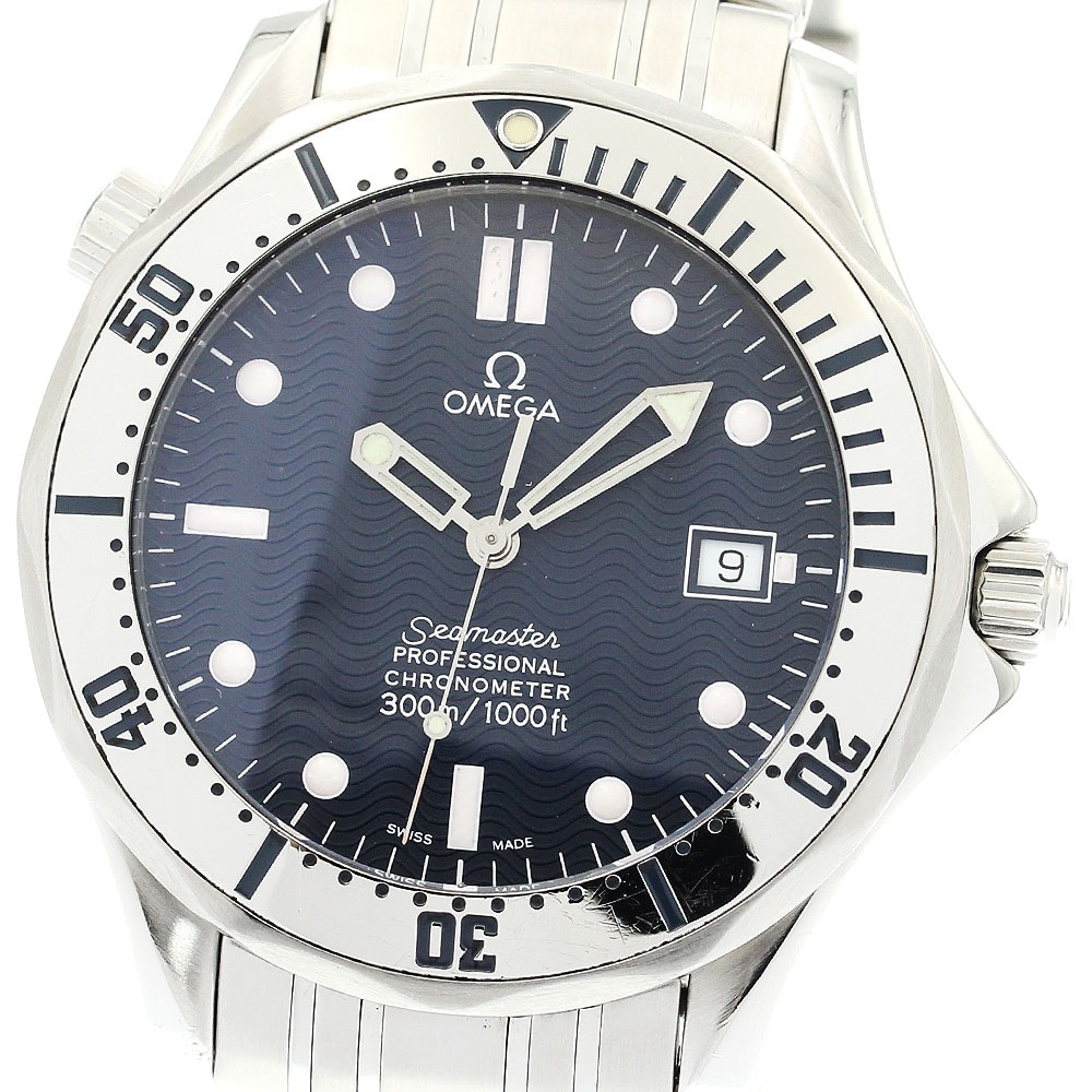 オメガ OMEGA 2532.80 シーマスター300 デイト 自動巻き メンズ _890485【中古】