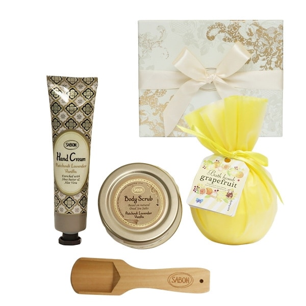 ボディスクラブ60g ハンドクリーム30mL 正規品 ＋ バスボム付き 3点ギフトセット ボディケア プレゼント 女性 誕生日 記念日 贈り物