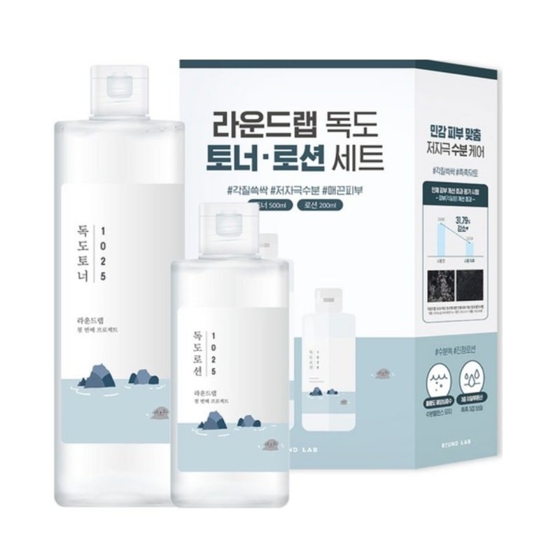 ラウンドラップ 独島 トナー 500ml + ローション 200ml セット