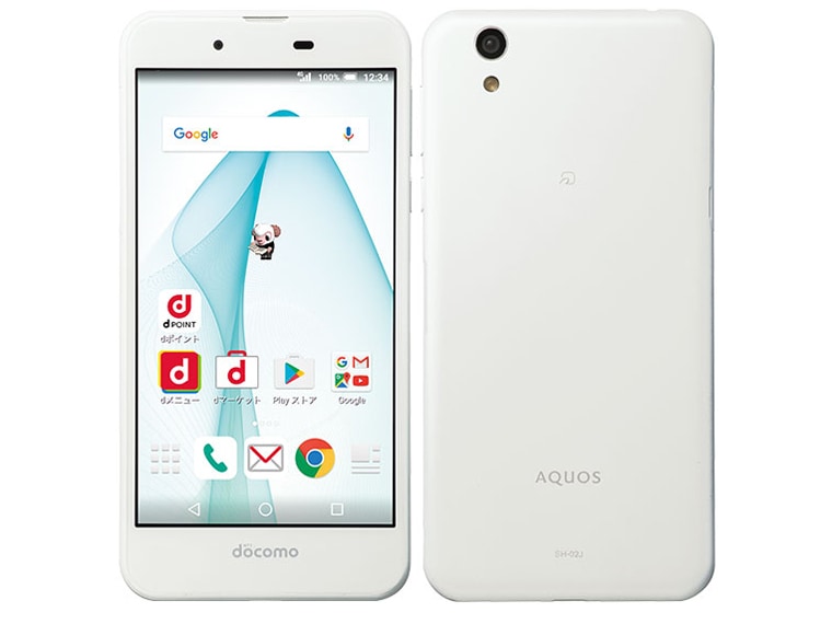 「未使用品・訳あり」SIMフリー AQUOS EVER SH-02J 16GB [Pure White]
