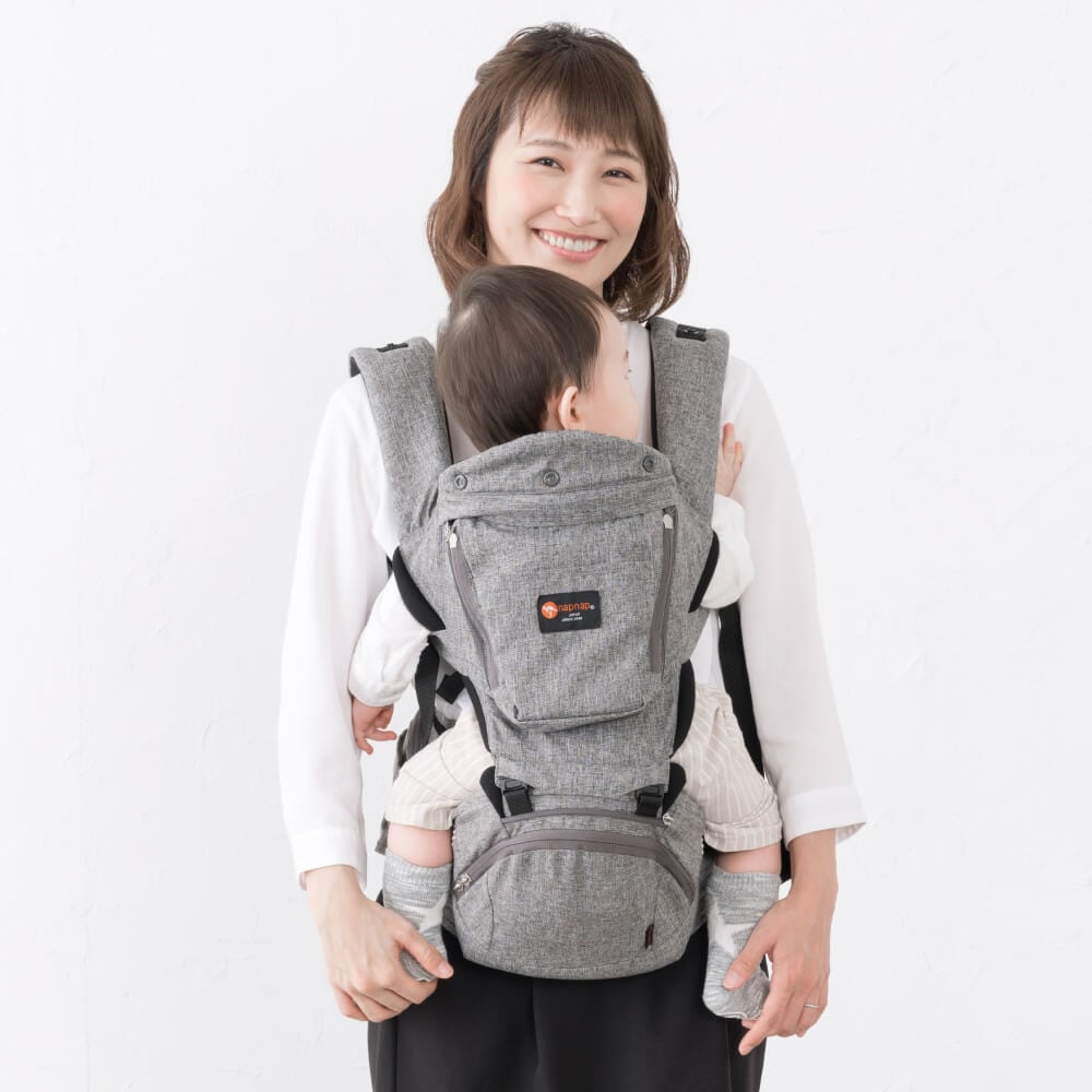 ヒップシート 折りたたみ 20kg ダブルショルダー 抱っこ おんぶ 暑さ対策 熱中症対策 通気性 メッシュ切り替え ベビーキャリー Tran（トラン）