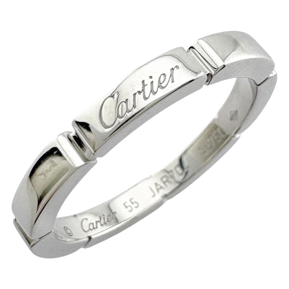 カルティエ マイヨンパンテール リング 指輪 14.5号 18金 K18ホワイトゴールド CARTIER 中古 美品 82,280円