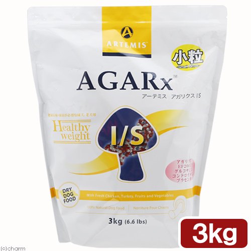 ドッグフード　アーテミス　アガリクス　Ｉ／Ｓ　ヘルシーウェイト　小粒　３ｋｇ　ＣＲＣ45―03―10―02―00