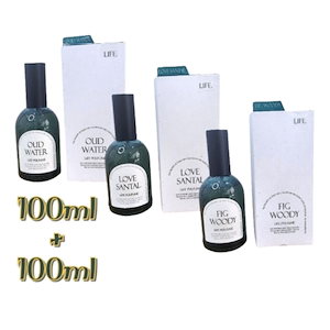 【1+1お得セット】ナチュラルライフパフューム 100mL (香り4種) 衣類・寝具・ファブリック用フレグランス/繊維香水/やさしく香るデイリーミスト