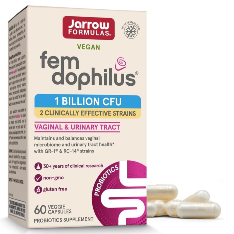 ヴィーガンFem Dophilus（フェムドフィラス） 10億CFU ベジカプセル 100粒 6,846円