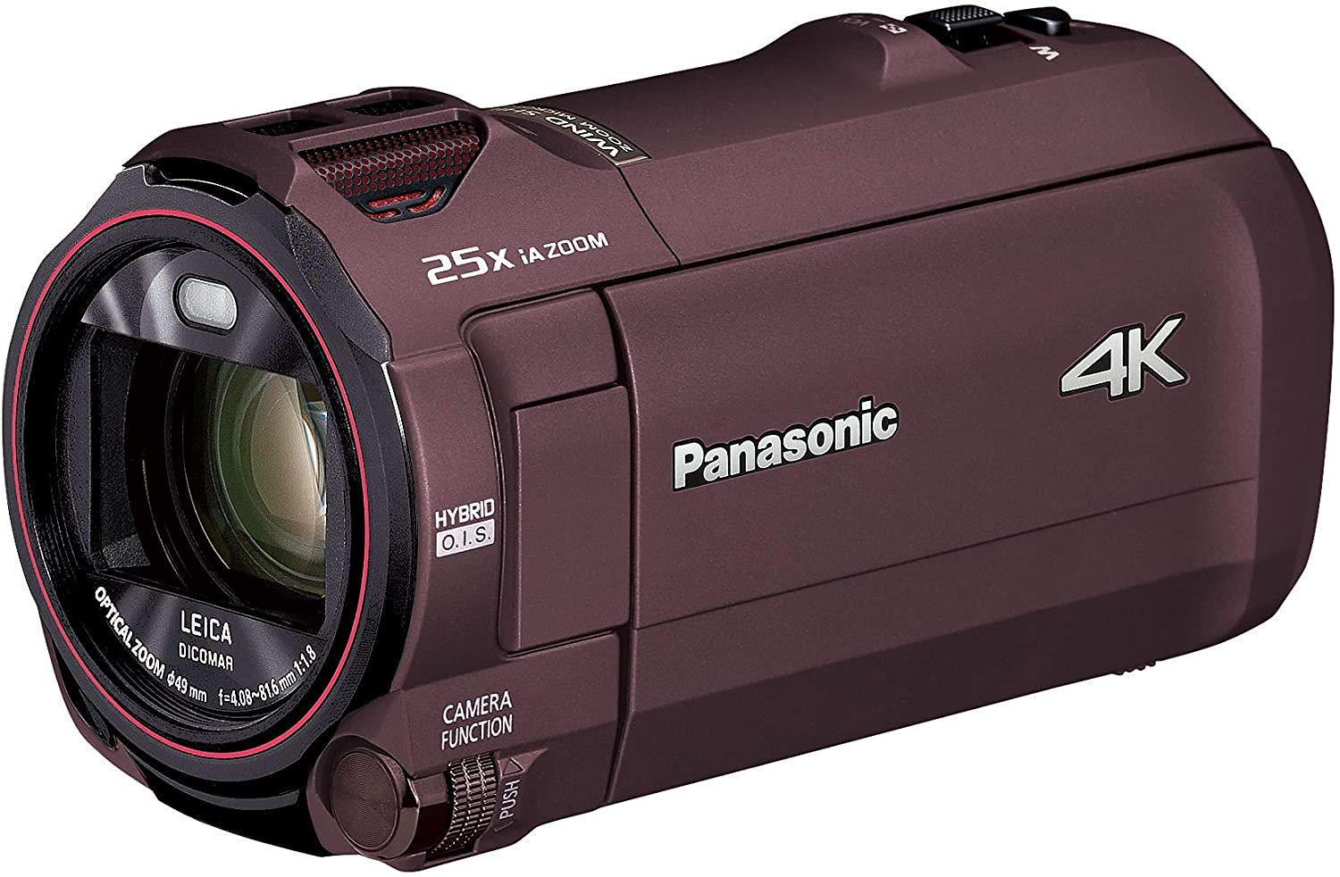 パナソニック 4K ビデオカメラ VX992M 64GB 光学20倍ズーム カカオブラウン HC-VX992M-T