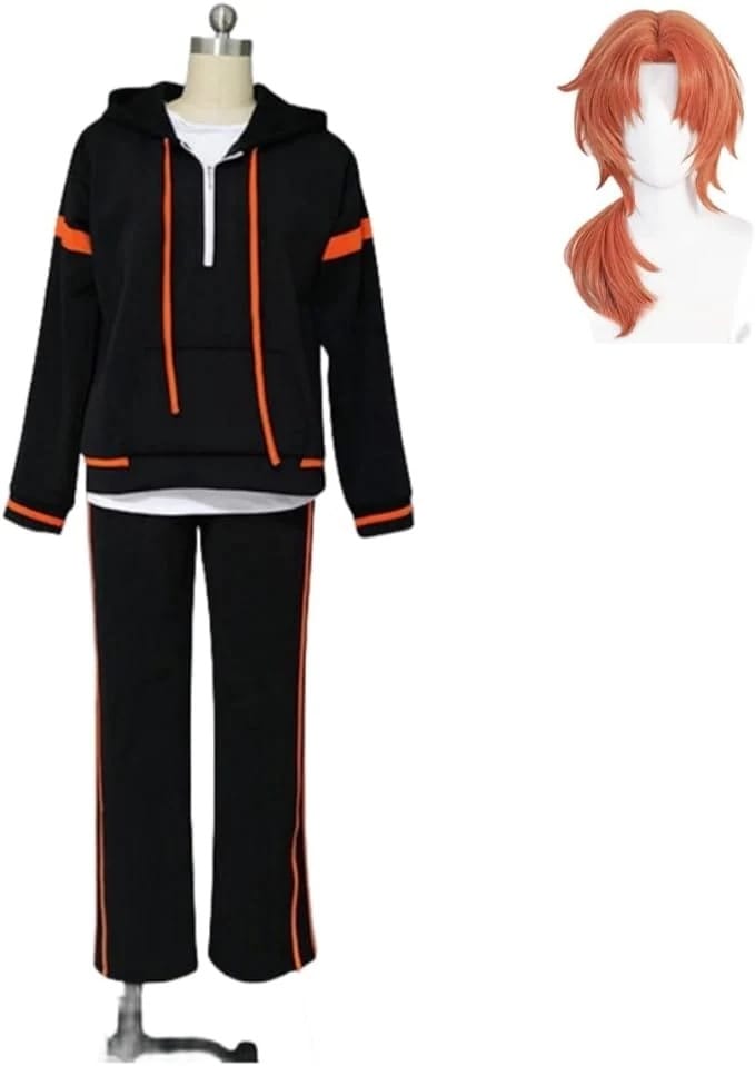 月永 レオ つきなが れお あんさんぶるスターズ コスプレ衣装 ウイッグ付き お盆 演出服 舞台装 コスチューム