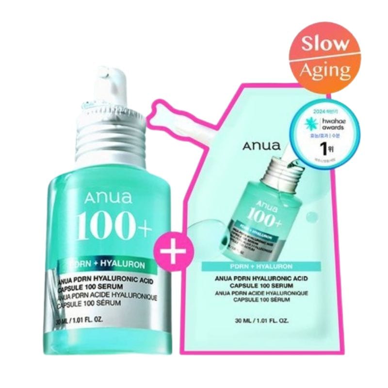 ピーディーアールエヌ ヒアルロン酸 カプセル100 セラム 30mL+30mL 詰め替えパックをプレゼント