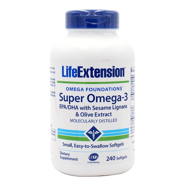 Life Extension Super Omega-3 EPA DHA 【限定製作】 送料無料 Sesame with L