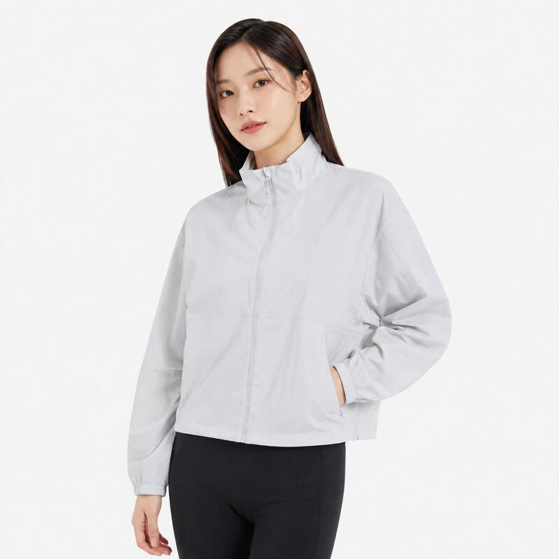 ルコック レディース エアリテンション ルーズフィット ハイネック 軽量ジャケット QR222OJK61WGR