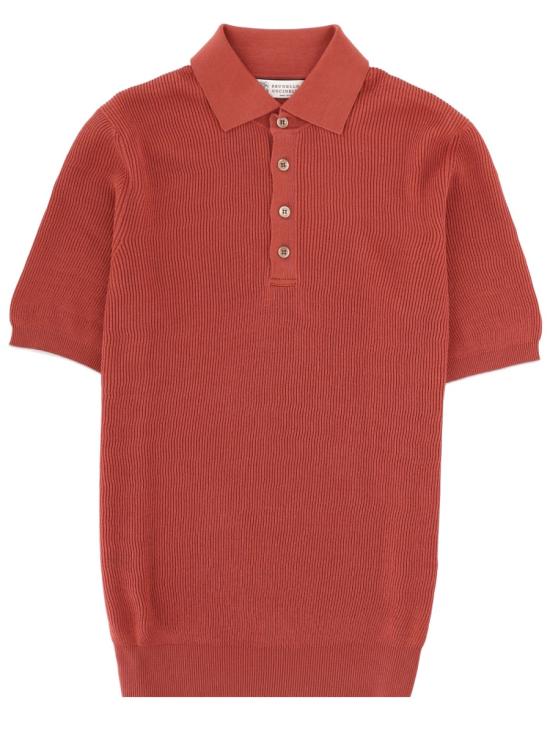 BRUNELLO CUCINELLI Men Polo Shirts M29400025 CIJ11 RED