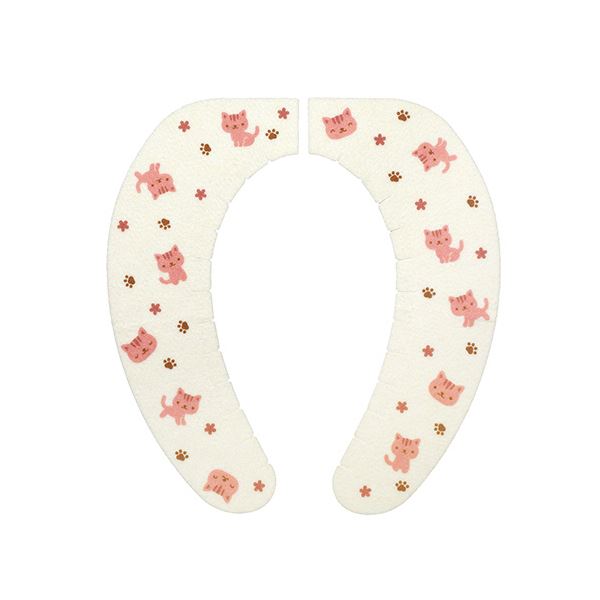 （まとめ） サンコーおくだけ吸着 消臭ベンザシート ネコ KC-62 1組 [x5セット]