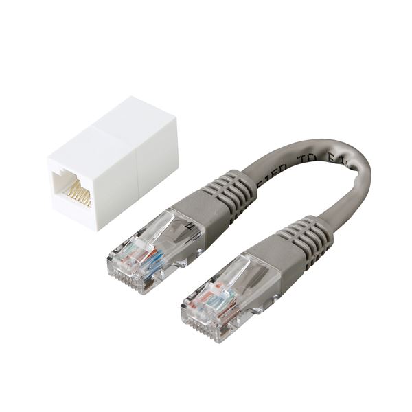 (まとめ) サンワサプライRJ-45クロス変換キット エンハンスドカテゴリ5 ADT-EX-CRS5EK 1個 (×10セット)