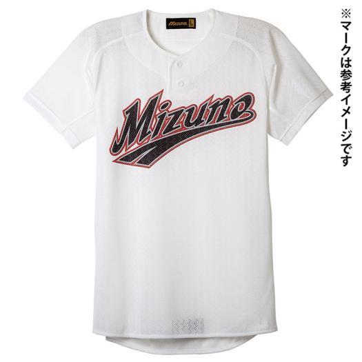 MIZUNO ミズノ シャツセミハーフボタンタイプ 野球 アパレル ユニセックス 男女兼用 12JC8F0401