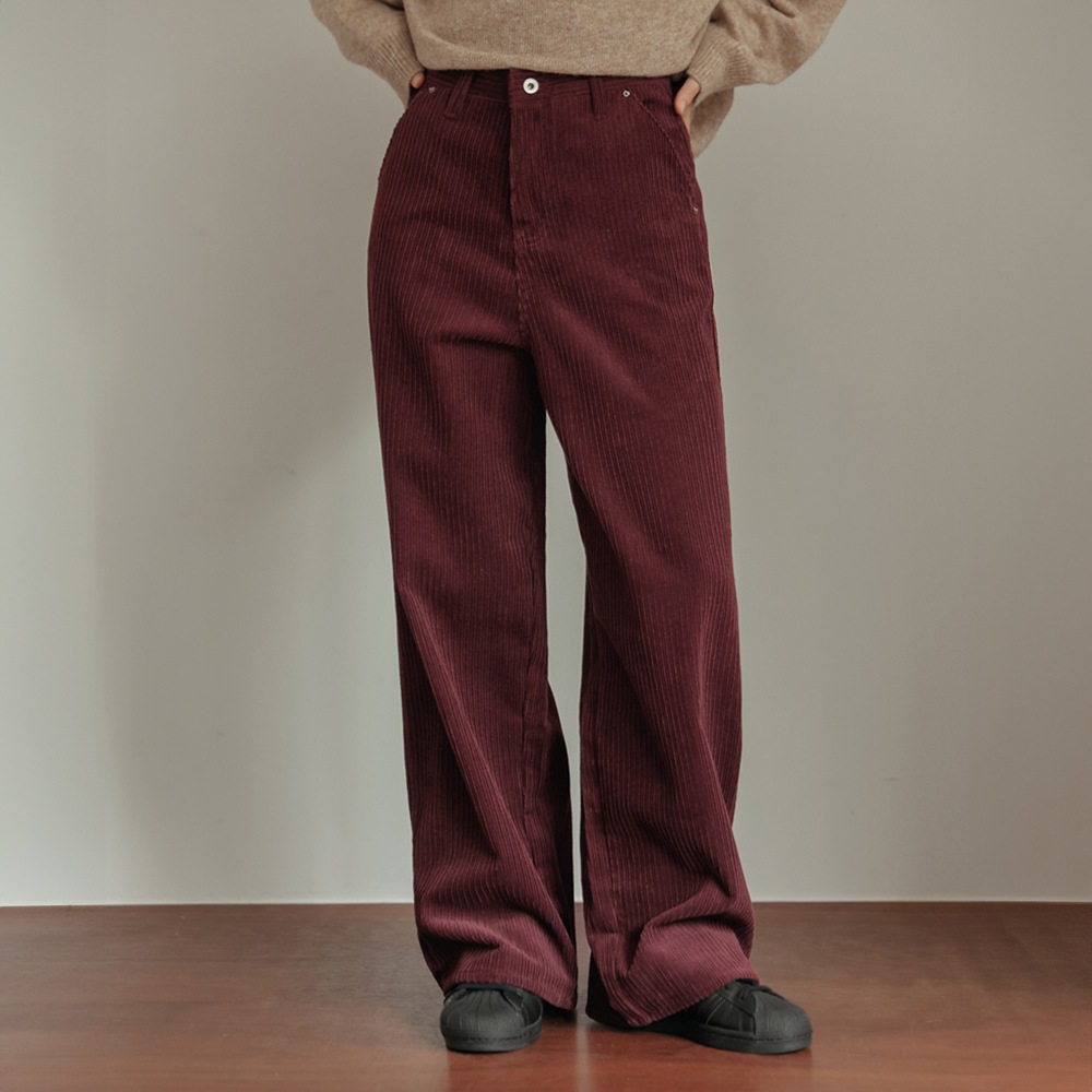 セモンズコーデュロイワイドパンツ