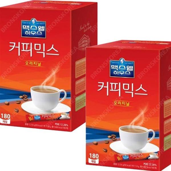 東西 マックスウェル オリジナル コーヒーミックス 180T X 2個 使い捨て スティック