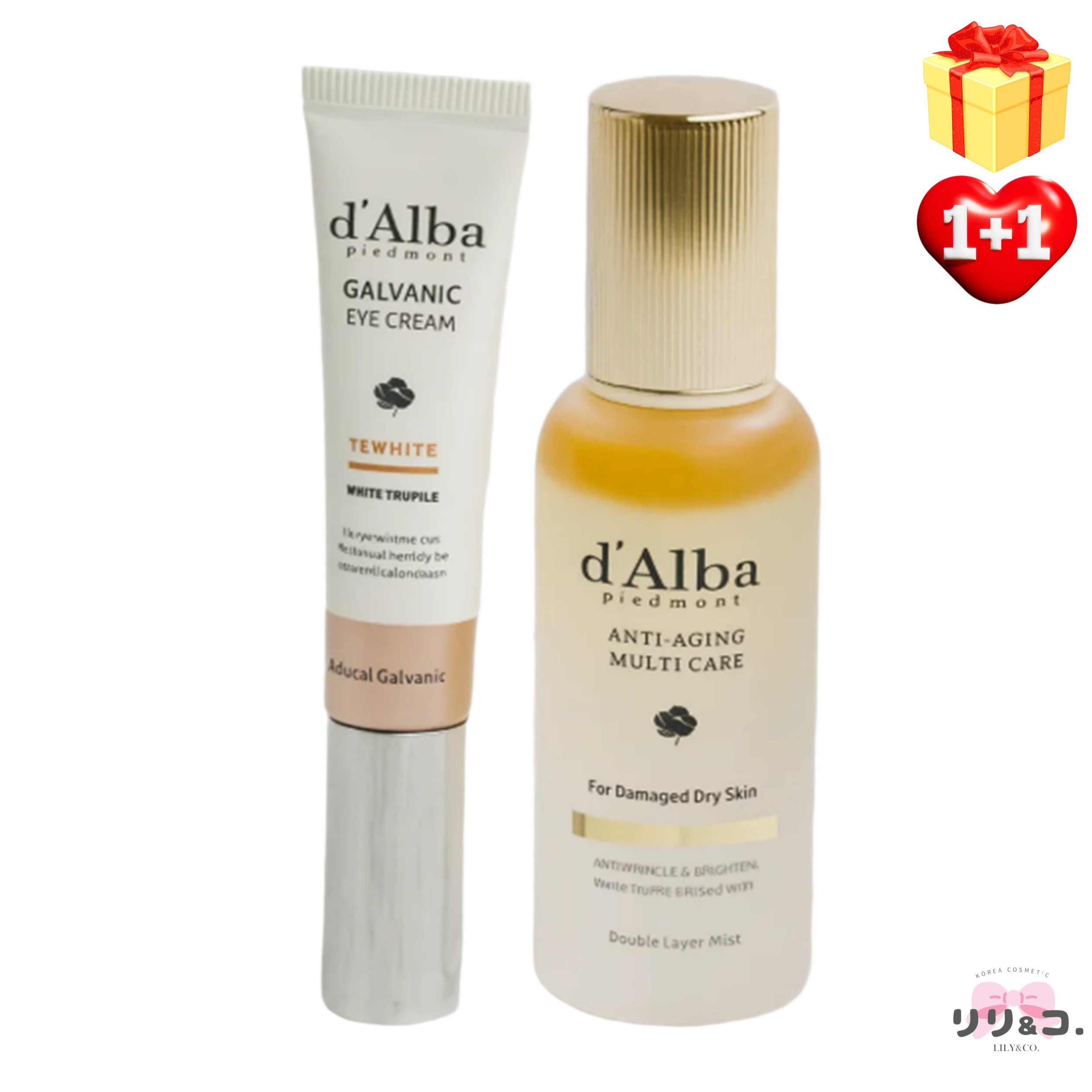 【ギフトセット NEW】 ガルバニック ビタ トーニング アイクリーム 15ml ＋ ビタミスト 8％ 70ml セット 目元ケア アイクリーム 目元たるみ ハリ くすみ フェイスミスト