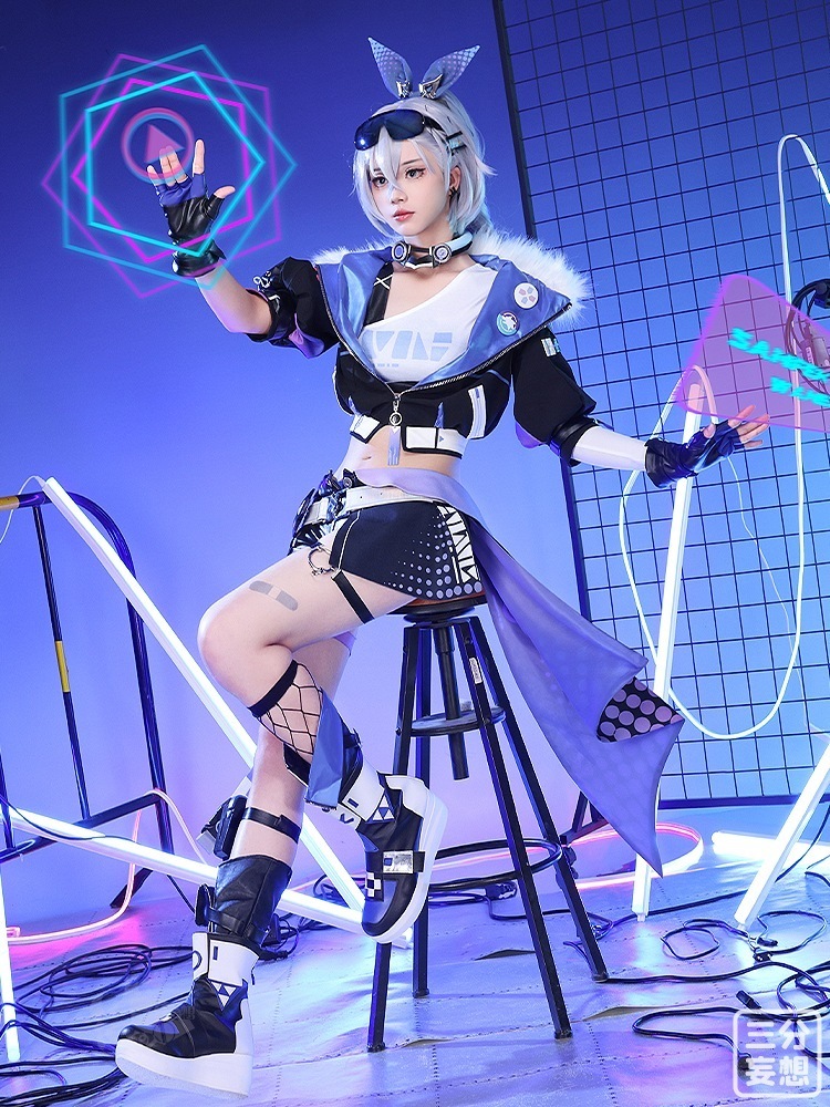 2026新作 L 【三分妄想1/3Delusion】崩壊：スターレイル 銀狼-ぎんろう-SilverWolf コスプレ衣装 コスチューム
