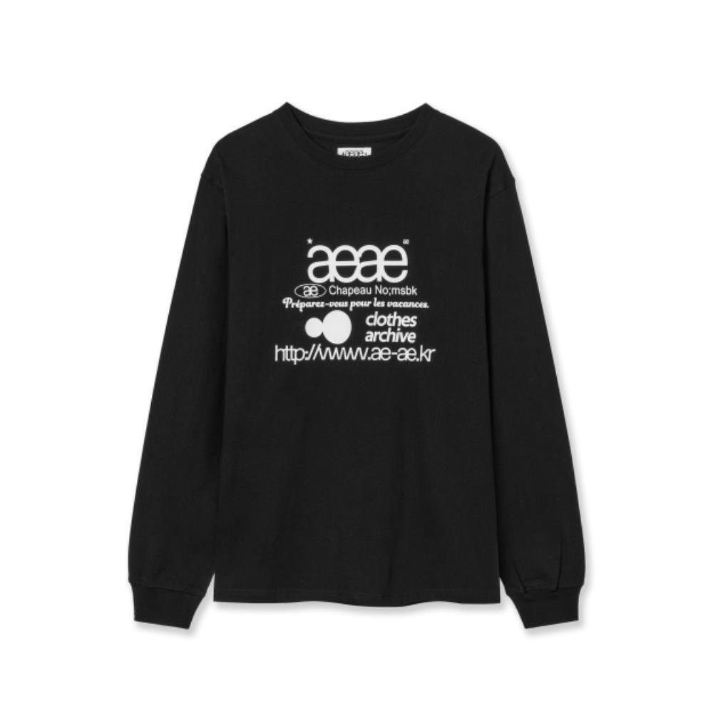 AEAE WEB LOGO LS BLACK AE44FULS003BLK